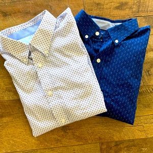 Men’s Izod Button Up Dress Shirt (Set of 2)